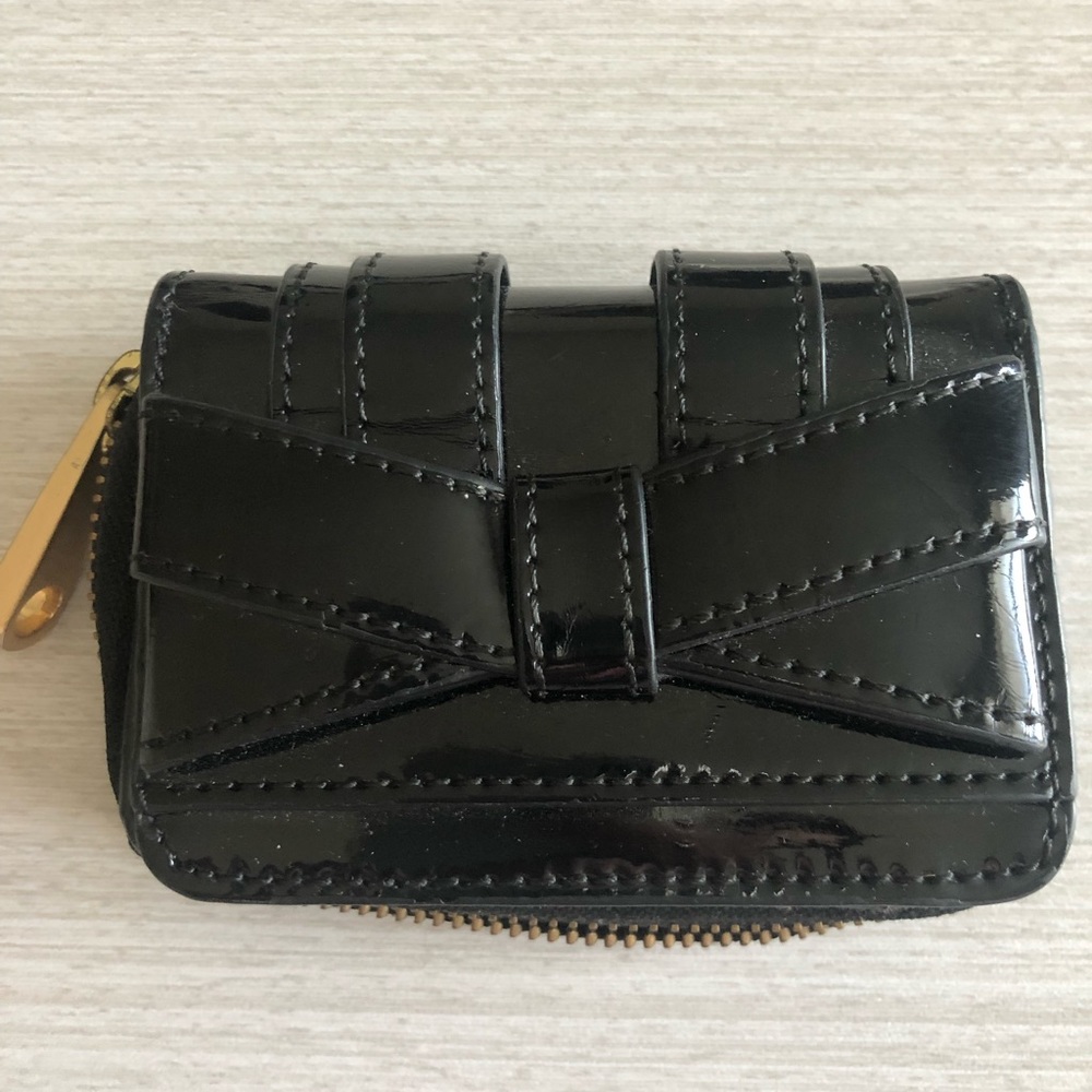 Z Spoke by Zac Posen Patent Leather Bow Wallet